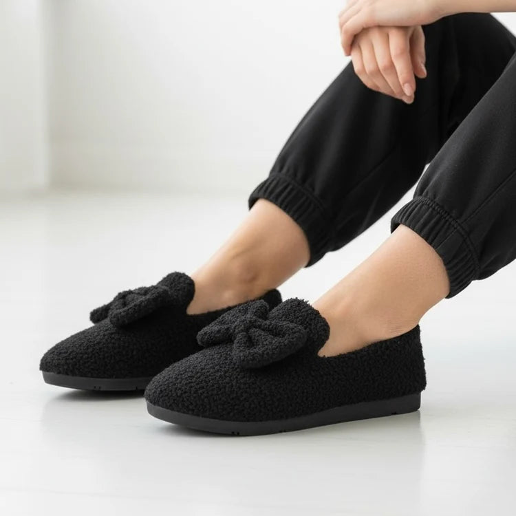 Clearance SALE Bow Fur pump