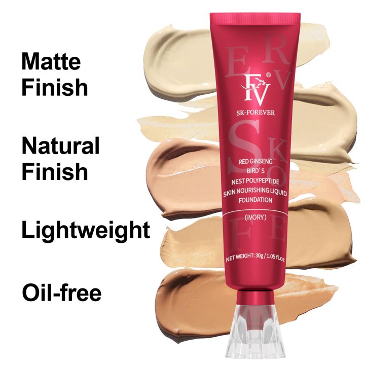 FV Foundation, Oil Absorb Ivory Liquid Foundation | Best Tube Foundation 30g